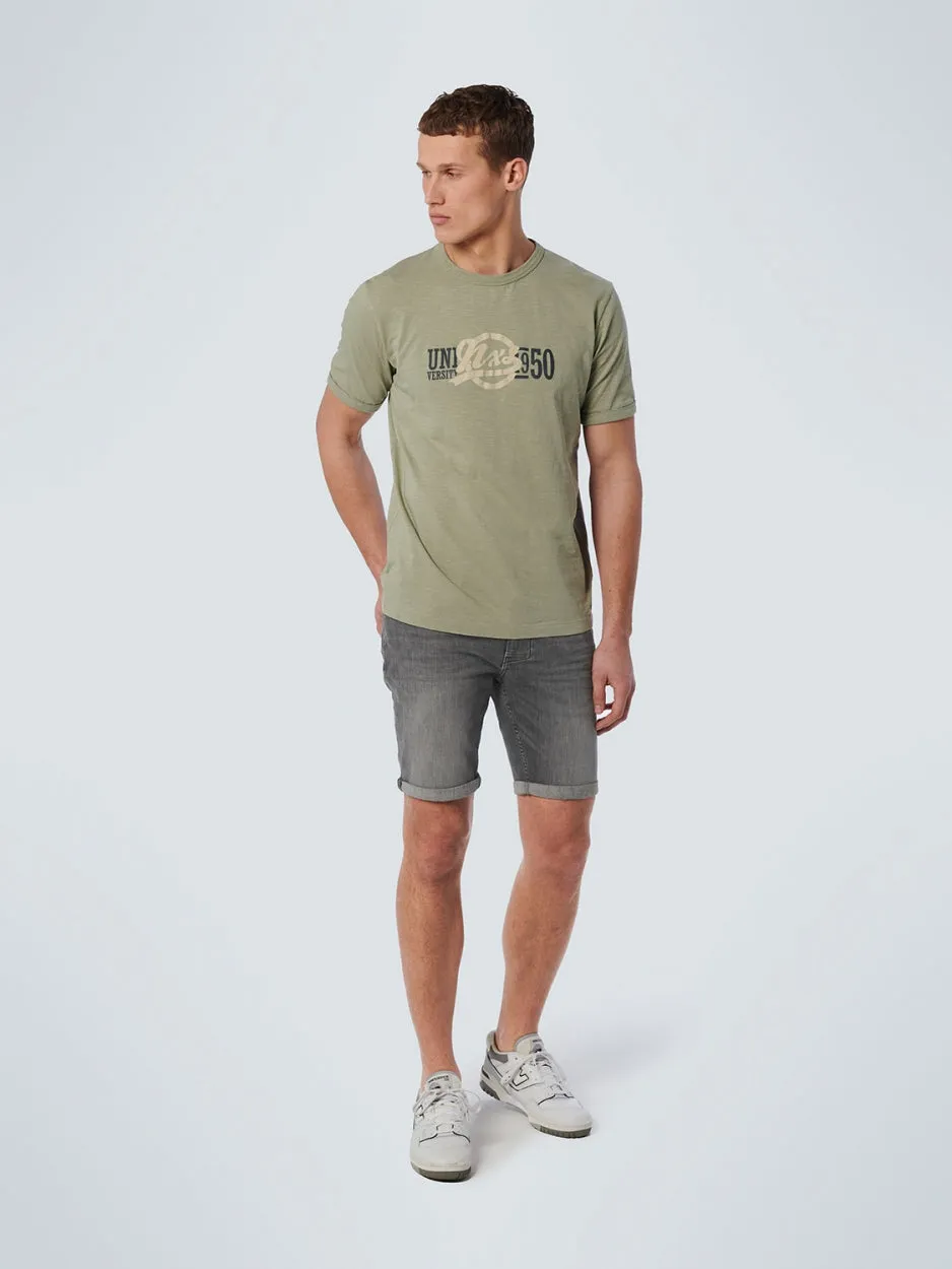 Short Denim Stretch | Light Grey Denim